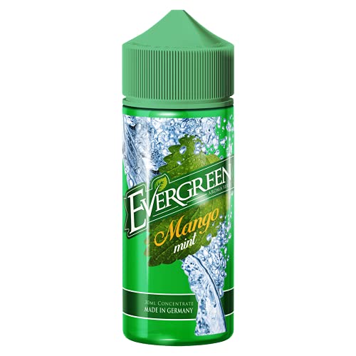 Evergreen Evergreen E-Liquid Aroma Mango Mint, e Liquid für e-Zigarette, 30 ml, ohne Nikotin
