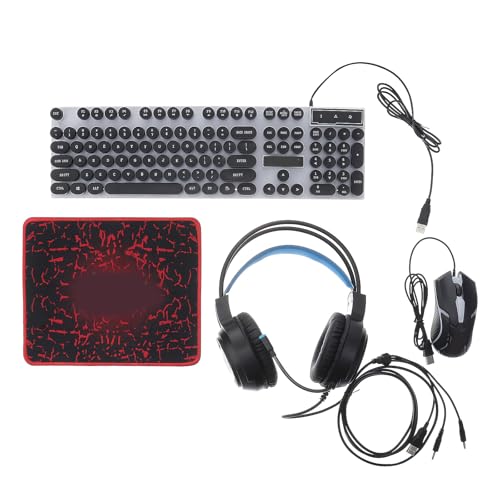 Pack Clavier Souris Gamer Rétroéclairé pour Jouer et Travailler le Soir