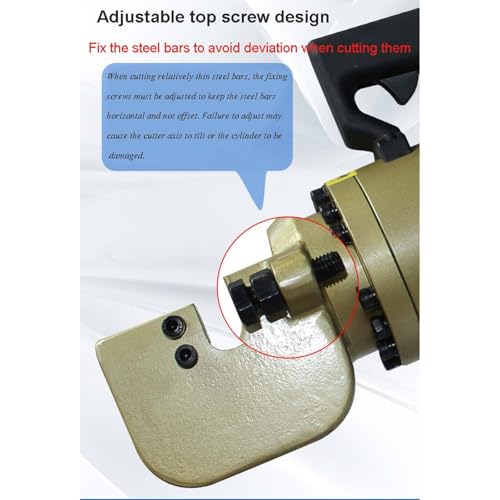 Máquina de corte de barra de aço portátil, alicate de corte de barra de aço hidráulico portátil, máq