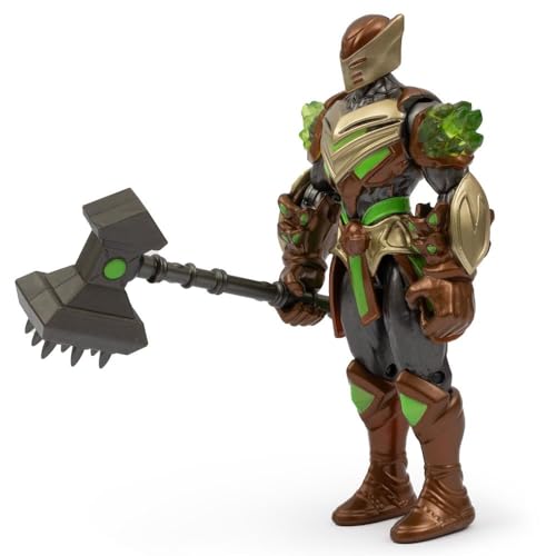Miniatura 2 de Gormiti - Figura de 15 cm de Rockard con su Martilla Sísmico, Gormiti de la Nueva Era, Armadura de Quitar y Poner, Colores Brillantes y Acabados Metálicos, 9 Puntos de Articulación, Famosa (GRV20300)