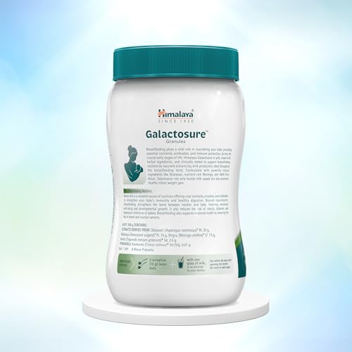 Image of Himalaya Galactosure | Lactation Supplement | Shatavari| Moringa, Saffron|Elaichi flavour|200 gm| Galactosure Granules for breast feeding