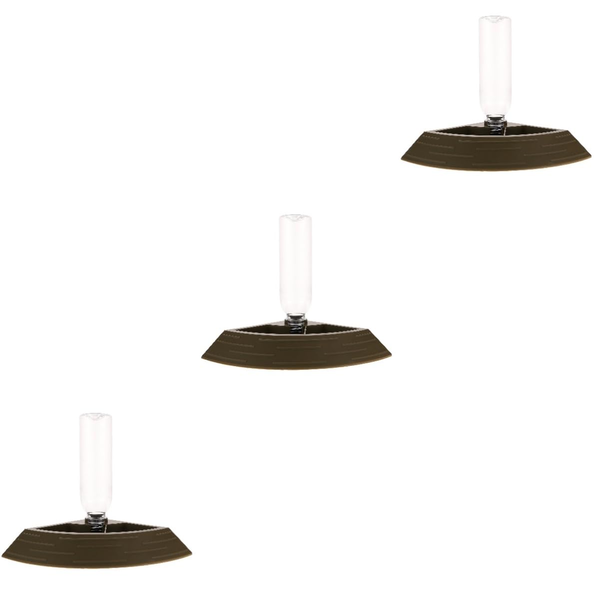 Housoutil 3pezzi Mangiatoia per Rettili e Tartarughe Ciotola per Design Decorativo e Facile e Stabile Colore