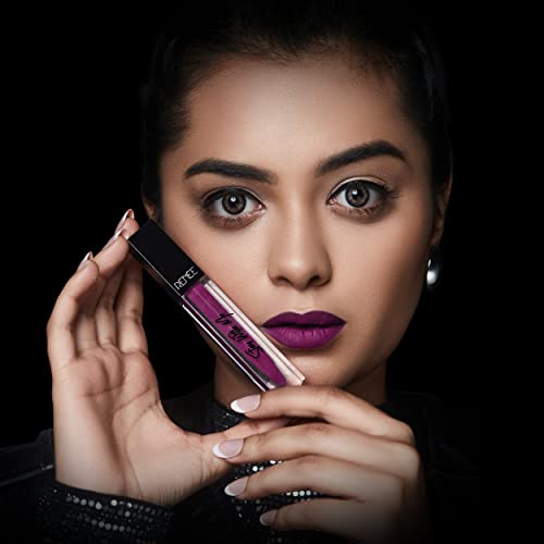 Image of RENEE Stay With Me Matte Lipstick - Passion For Grape l Transfer Proof, Smudge & Waterproof | Long Stay l Highly Pigmented l Velvety, Matte Finish l Enriched with Vitamin E l Travel Friendly l 5 ml