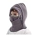 Niuyy Bonnet pour femme - Cagoule - Épais - Coupe-vent - Thermique - Ski - Cyclisme - Masque de visage - Avec lumière LED - Hiver - Pour homme, h, taille unique