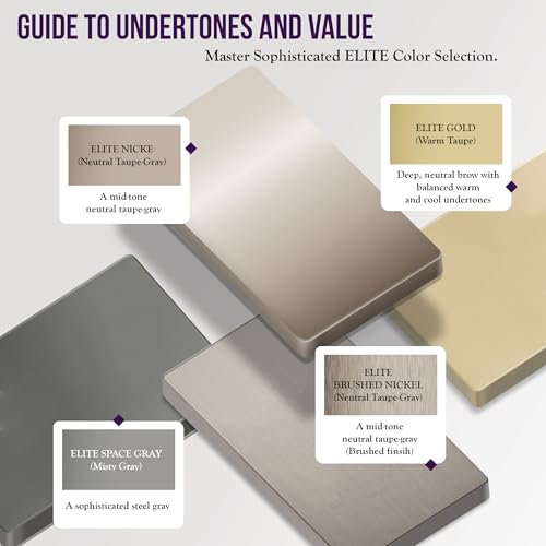 Image of ENERLITES Screwless Blank Wall Plate, Child Safe Blank Device Outlet Cover, Standard Size, 1-Gang 4.68 inch x 2.93 inch, Polycarbonate Thermoplastic, UL Listed, SI8801-NK-5PCS, Glossy, Nickel, 5 Pack