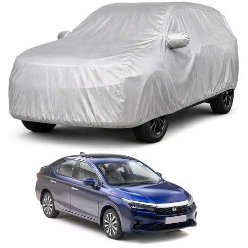 Image of Autofact Car Body Cover Compatible with City 2020-2026 | Custom Fit Car Cover | 100% Water-Resistant| Triple-Stitched Lightweight Fabric | Dustproof | Indoor & Outdoor Use | Elastic Bottom