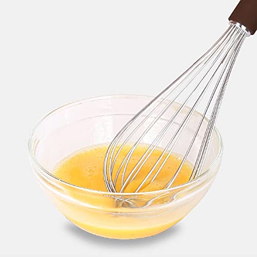 Batidor de cocina acero inoxidable con mango antideslizante y diseño ergonómico for un agarre cómodo