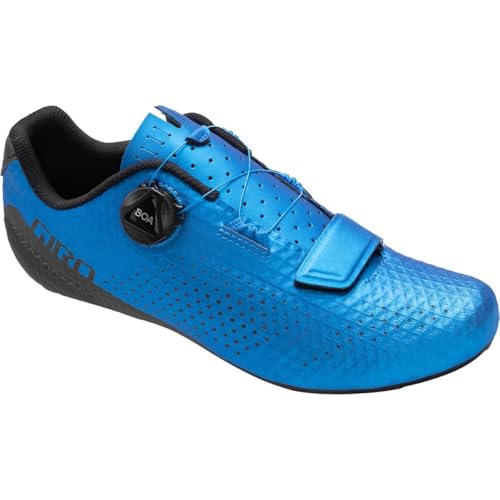 Giro Cadet Men's Road Cycling Shoe, Ano Blue, US 8 / EU 41