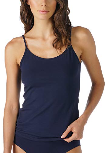 Mey Tagwäsche Serie Cotton Pure Damen Spaghetti Tops Night Blue S(38)