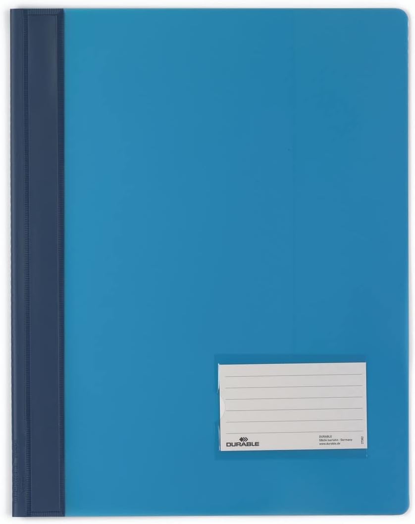 Durable Hunke & Jochheim Duralux®, Translucent Film, Extra-Wide for A4, 280 x 33 mm Blue 1 Item