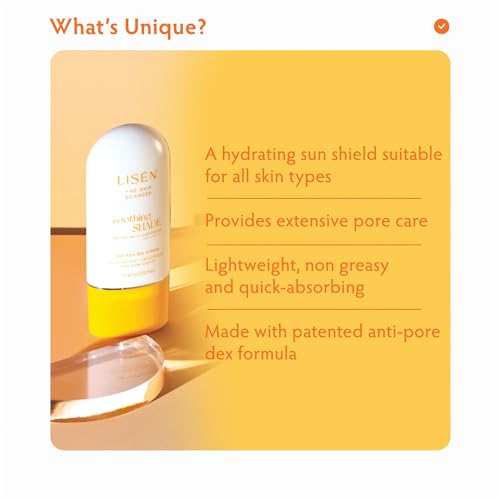 Image of Korean Sunscreen With SPF 50+ PA+++ & CICA, Sweat Proof, Non-Greasy & No White Cast For All Skin Type, UVA & UBA Protection For Unisex, Paraben Free, 60ml