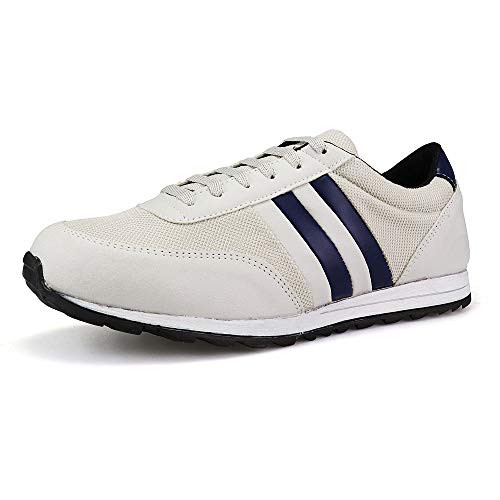 Tênis Casual Neway Masculino Cadarço Branco Marinho Tamanho:41;Cor:Branco;Gênero:Masculino