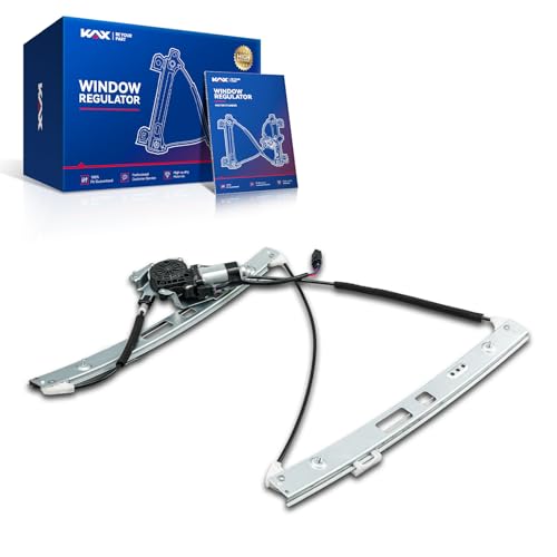 Image of KAX 741-485 Power Window Regulator with Motor Front Right Passenger Side Compatible with 2001-2005 BMW 325i, 2001-2005 BMW 325xi, 2001-2005 BMW 330i, 1999-2000 323i, 2001-2005 330xi, 1999-2000 328i