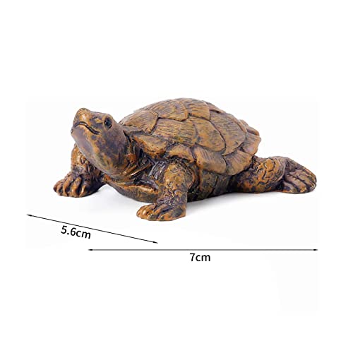 Turtle Statue, Realistic Resin Tortoise Figurine Spring Summer Home Decor, Indoor Outdoor Garden Pond Statue Decor Tortoise #TOP6