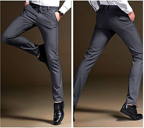 Men's Regular Fit Dress Pants Wrinkle-Free Stretch Casual Pants Comfort Suit Pant Dress Trousers3