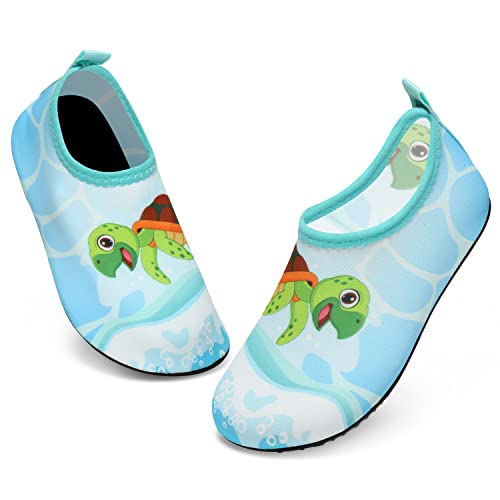 Image of ANLUKE Kids Boys Girls Water Shoes Barefoot Aqua Socks Fast Dry Beach Swim Outdoor Sports Shoes for Toddler