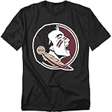 FSU Seminoles Florida State University Official Distressed Primary Unisex Adult T-Shirt, Florida State University, Medium