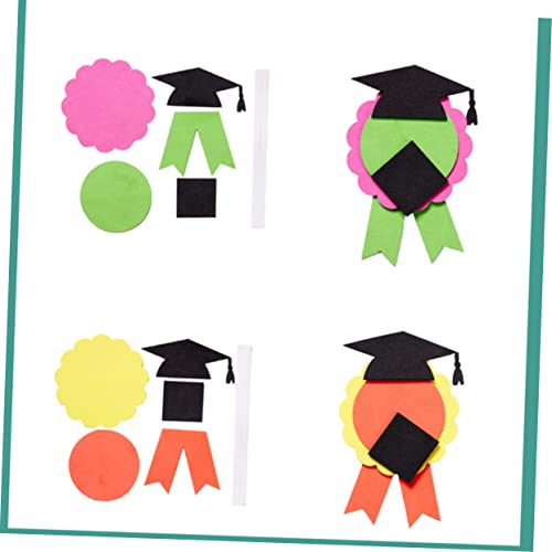 VANZACK 18 Peças Crianças Material DIY Graduação Material Artesanal Chapéu De Formatura Material DIY
