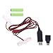 Produktbild Mcbbigxw Batterie Adapter(USB/TypeC) Dual LR6 AA-Batterie Eliminator Netzteil Adapter 2 in 1 Ersetzen Zubehör Für Lichterkette, LED Lichter, Batterieersatz Kombination 4.5V Wandler