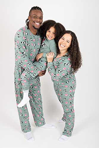 Leveret Mens Pajamas Loose Fitted 2 Piece Pajama Set 100% Cotton (Size Small-XX-Large)4