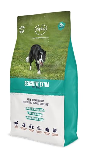 Alpha Sensitive Dry Dog Food Duck and Rice, 15 kg
