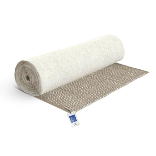 blizz-z Böschungsvlies mit Saatgut (750g/m) 1 20 m x 20 m | Hang und Böschungsmatte mit Begrünung Erosionsschutz | 100% biologisch abbaubar | Made in EU