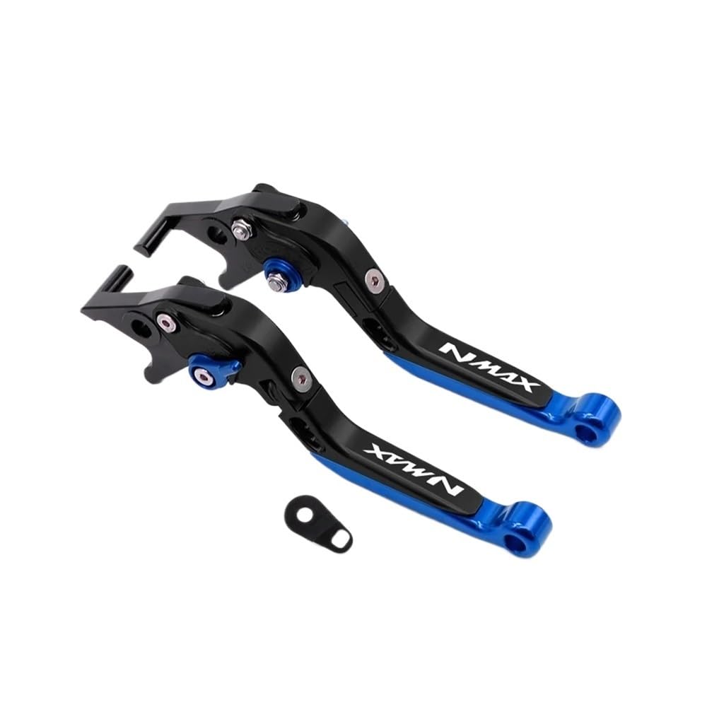Xvasdgaer Nmax-Bk.bk.bu.bu For Ya&Maha Nmax155 2015-2025 Brake Cluth Levers Set Folding Handle(Nmax-Bk.bk.bu.bu)