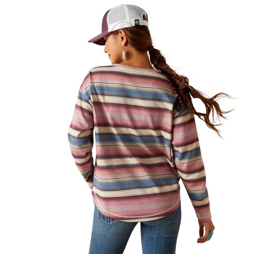 ARIAT Women's Terry Henley Sweatshirt2