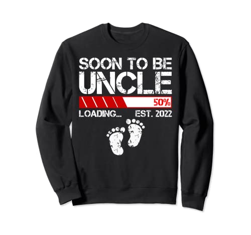 Soon to be uncle est 2022 vintage design funny uncle sudadera