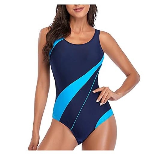 BañAdor Mujer Talla Grande Swim Pro Back BañAdor Deportivo Mujer De Bikinis BañAdor Natacion Mujer De BañO BañAdores Mujer Natacion (Azul, XL)