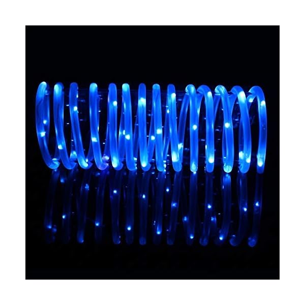 XUNATA LED Solar Lichterschlauch 10M 100 LEDs Lichter IP65 Wasserdicht Schlauchlicht Lichtschlauch für Garten, Weihnachten, Hochzeit, Party – Bild 5