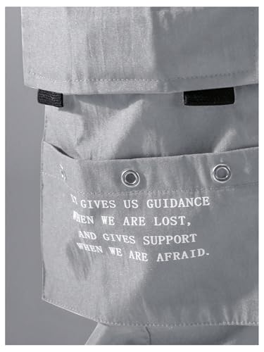 OYOANGLE Men's Casual Cargo Joggers Track Jogging Drawstring Waist Jogger Trousers Sweatpants with Pocket4