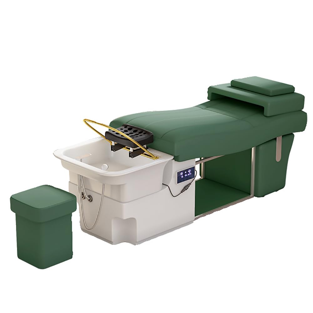 Multifunctional Hair Salon Shampoo Bed with Water Circulation Fumigation for Thai Massage and Head Therapy in Beauty Salons