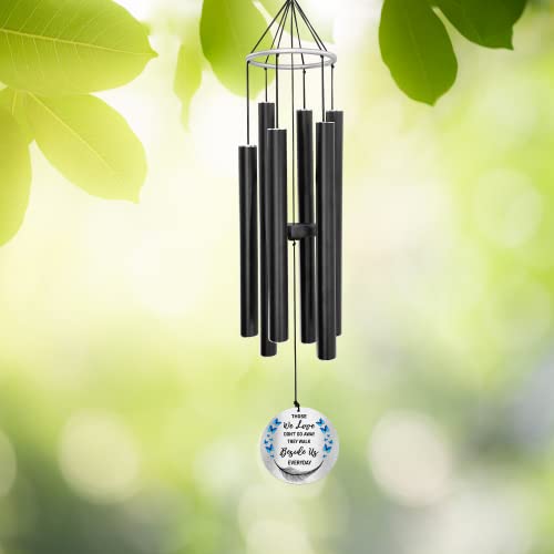 Image of ASTARIN Personalized 30 inch Bereavement Wind Chimes for Outside, Memorial Gift in Remembrance of a Loved One, Sympathy Gift for Loss of Mother Father Husband, Garden Patio Decor