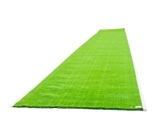 Turf Cricket Pitch (4.3 feet x 25 feet) | Artificial Turf Cricket Pitch | Synthetic Turf Cricket Pitch | Outdoor Cricket Pitch Artificial Turf | Indoor Portable Turf Cricket Pitch |