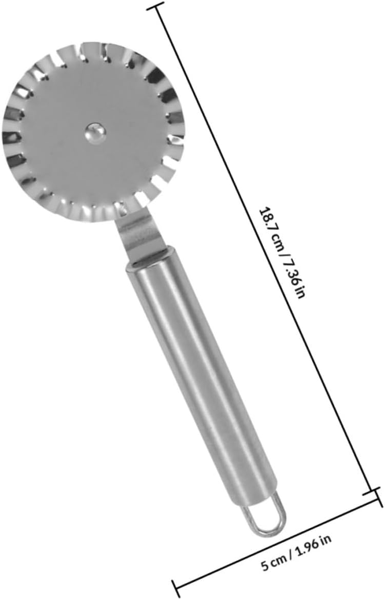 2 Pack Stainless Steel Pizza Cutter Wheels, Sharp Blade Slicer