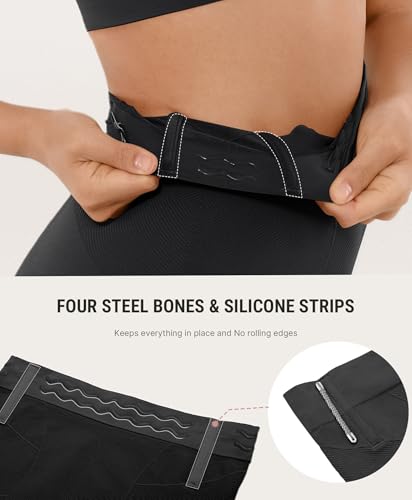 Image of FeelinGirl Body Shaper Tummy Control Shapewear Underwear High Waisted Shaping Briefs Panty Girdle