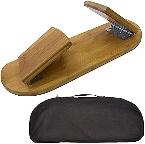 KRASS Portable Meditation Bench, Finished Bamboo, Folding Legs, Low Seat, Kneeling Alternative to Meditation Cushion for Yoga, Prayer, and Meditation,Collector88 – Image 3