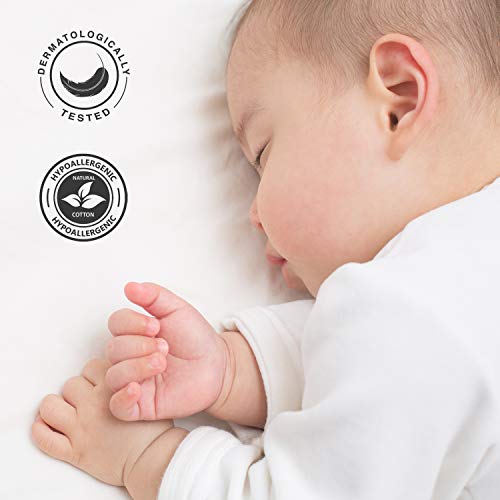 Wasserdichter Matratzenschoner Atmungsaktiv Schutz mit Rundumbezug 70 cm x 140 cm Matratzenauflage ohne Knistern, Baumwolle Matratzenschutz - Image 4