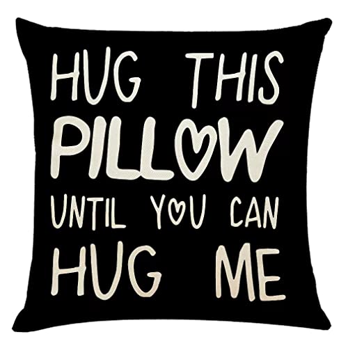 Sweet Sayings Decorative Pillow Case for Couple - Boyfriend Girlfriend Gifts