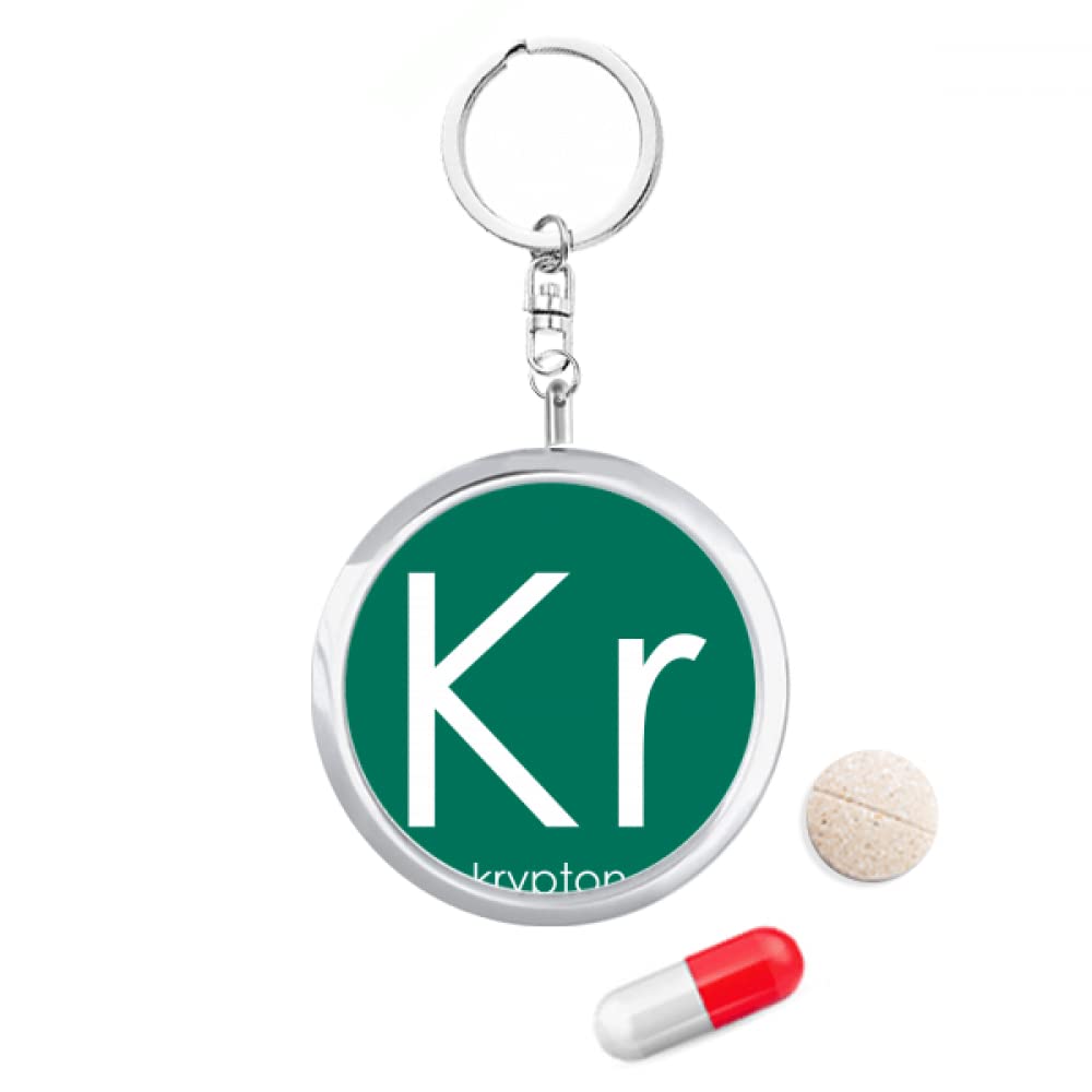 by Unbranded Chestry Elements Period Table Rare Gas Krypton Kr Pill Case Portable Container for Purse
