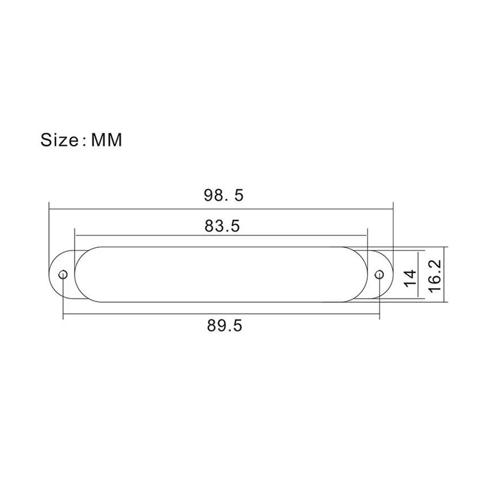 Professionelles Single Coil Tonabnehmer Für E Gitarre Verchromtes Zubehör