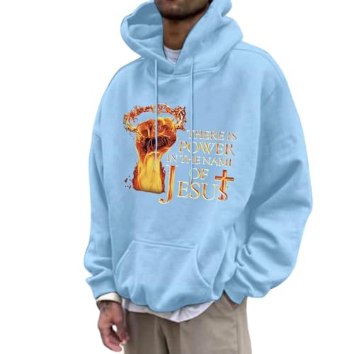 MOVAWAKY Mens Hoodie Regular Fit Sweatshirt For Adults Xs-Xl Men's Casual Knitted Jumper Work Hoodies 4Xl Sweaters Men Round Neck Rugby Shirts