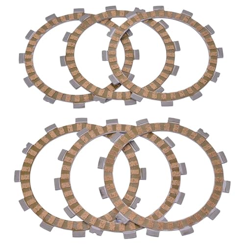 Disco de embrague para 675 KLX125 y TS185E viajes sin tirones con este pack de 6 unidades