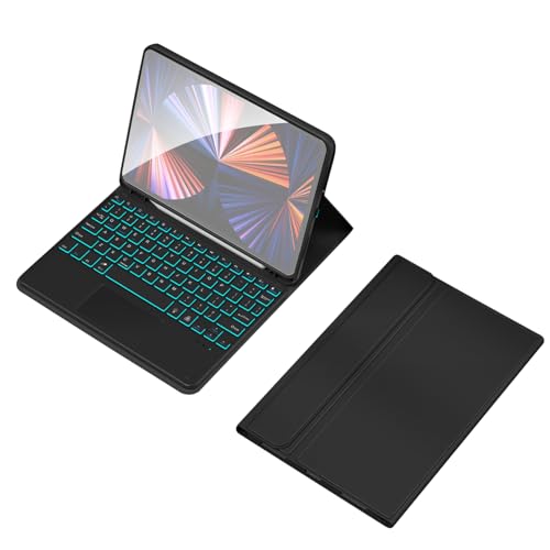 Teclado Bluetooth ciciglow con funda de cuero para evitar arañazos
