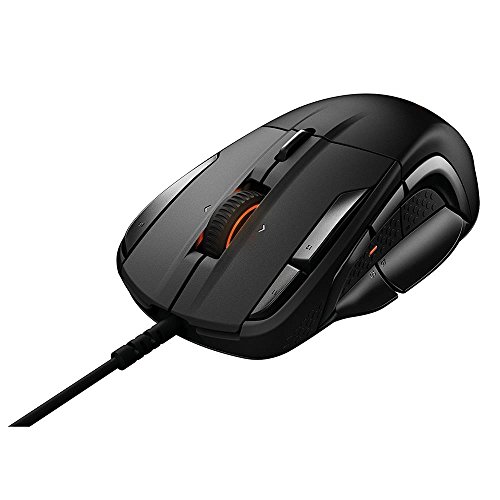 SteelSeries Rival 500 Mouse Ottico da Gioco, Illuminazione RGB, MMO, 15 Pulsanti, Segnalazioni...