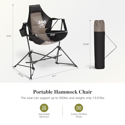 Chaise de camping à bascule pliante avec dossier réglable pour extérieur - 2
