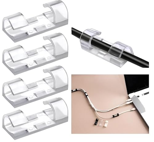 AEE® 60 Adet Kablo Düzenleyici Sabitleyici Yapışkanlı Organizer Klips Seti