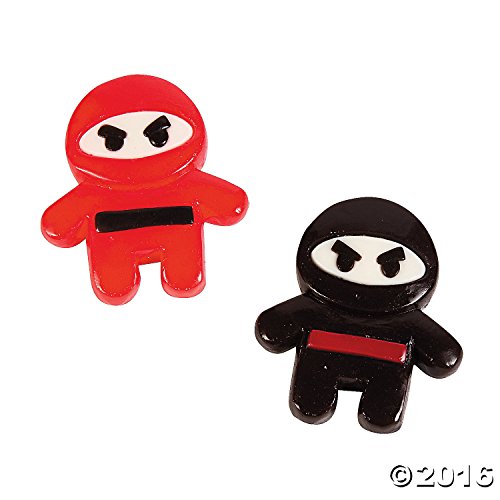 Fun Express - Ninja Gummies - Edibles - Soft & Chewy Candy - Gummy - 38 Pieces