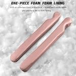 Mandark 2PCS Leather Car Seat Gap Fillers with Buckle Slot, Pink - Image 4